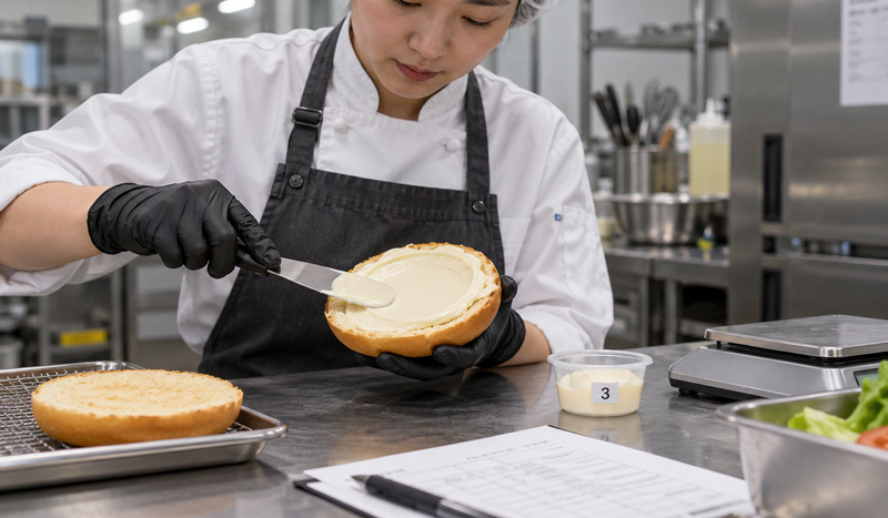 How Should Restaurant Chains Test Mayonnaise Smoothness, Spreadability and Coating?