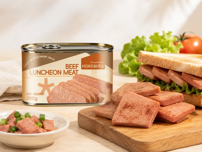 Classic Canned Beef Luncheon Meat