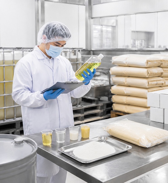 Raw material inspection process