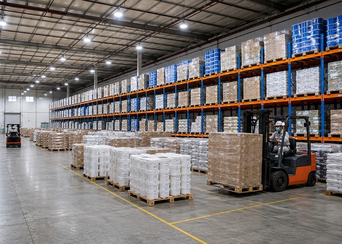 Warehouse storage area