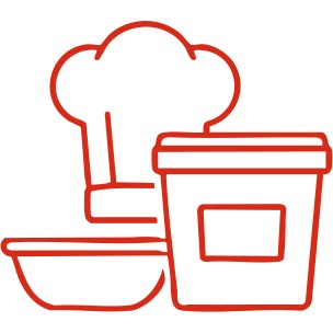 Foodservice buyers support icon