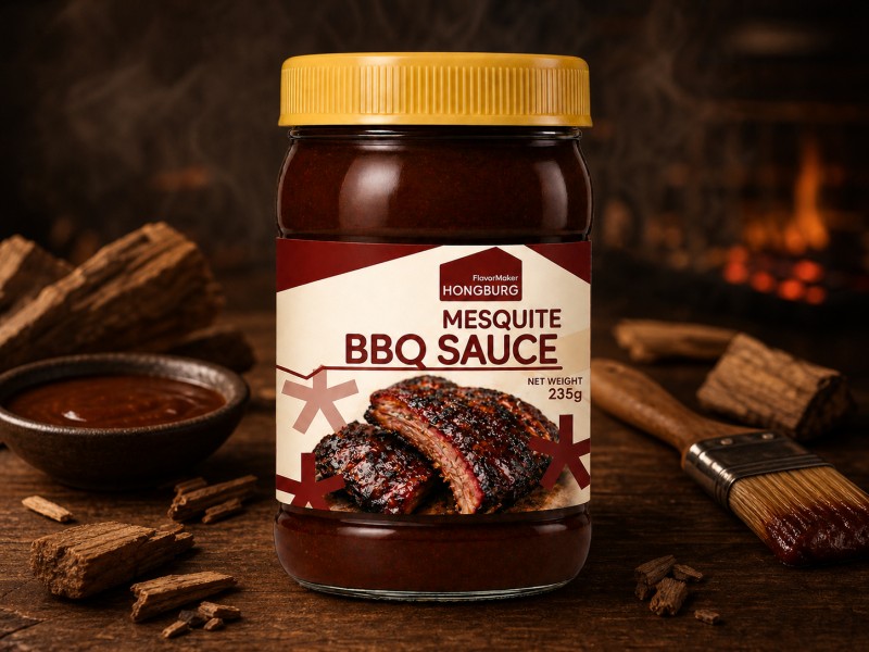 Mesquite BBQ Sauce with Rich Smoky Flavor