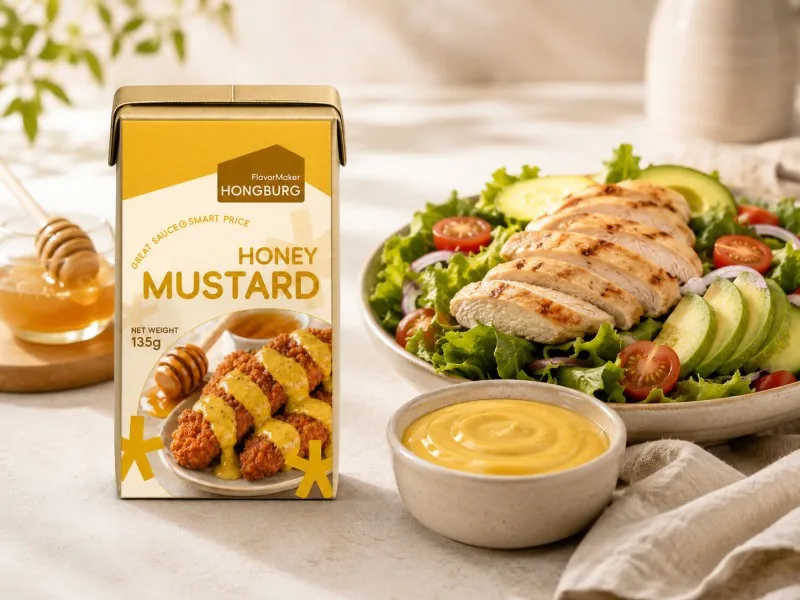 Sweet and Silky Honey Mustard Sauce
