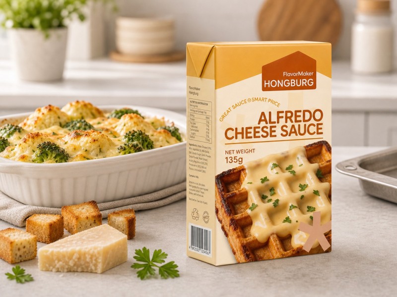 Thick Alfredo Cheese Sauce for Cooking and Baking