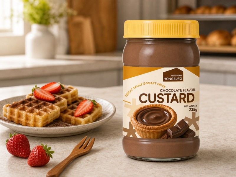 Thick Flavorful Chocolate Custard Sauce
