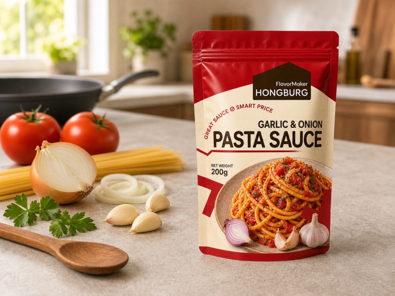 Thick Garlic Onion Pasta Sauce for Everyday Cooking