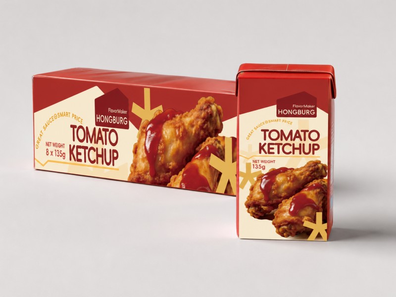 Tomato Ketchup in Tetra Pak
