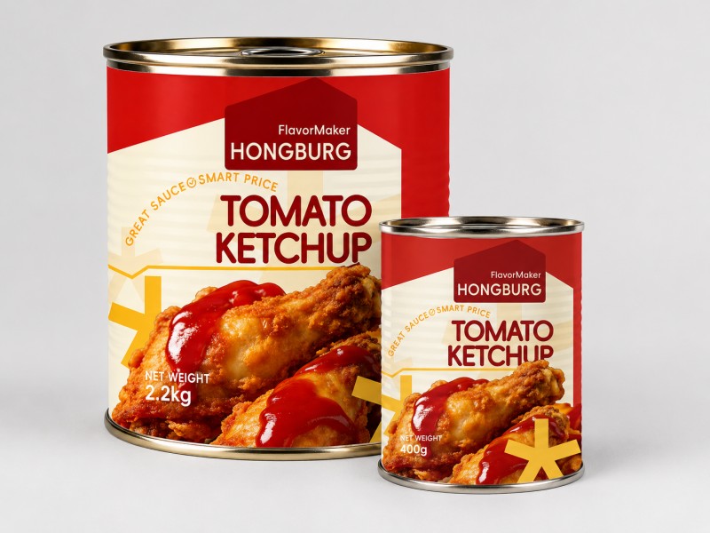 Tomato Ketchup in Tin Can