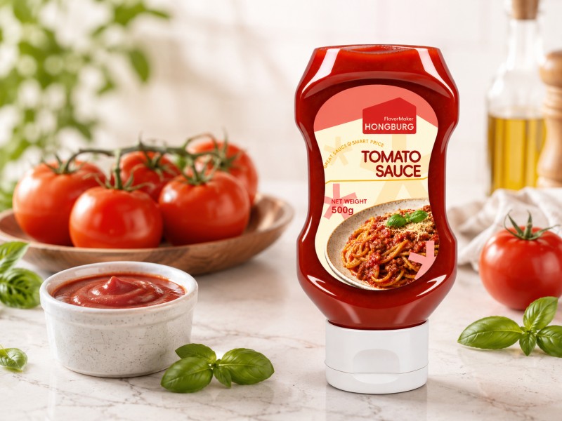 Tomato Sauce in Squeeze Bottle